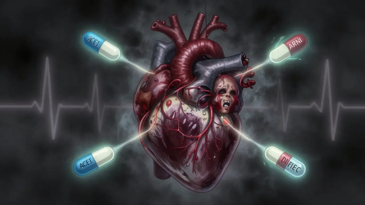 Heart Failure Medications: ACEIs, ARNI, Beta Blockers, and Diuretics Explained
